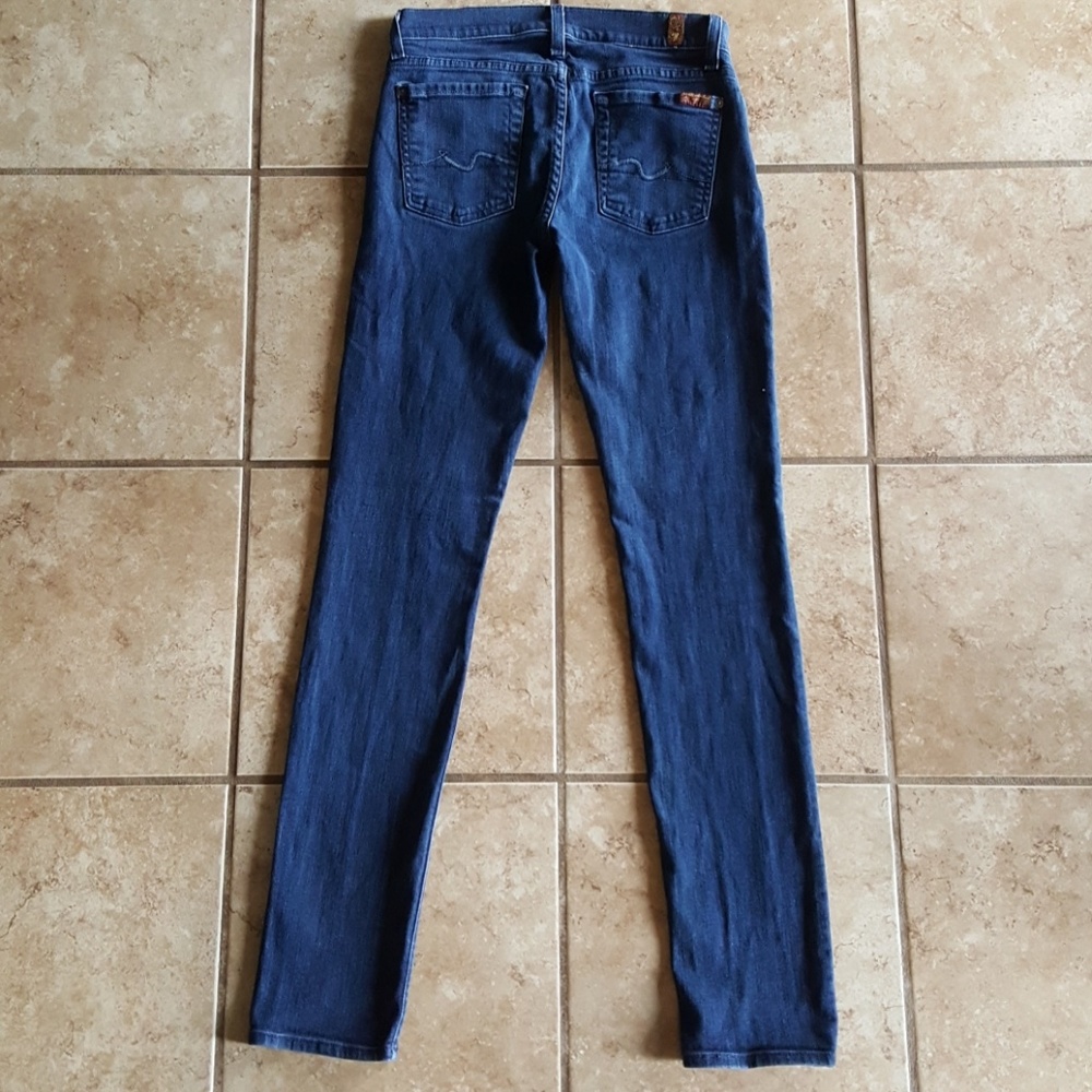 7FAM Roxanne Skinny Dark Wash Jeans